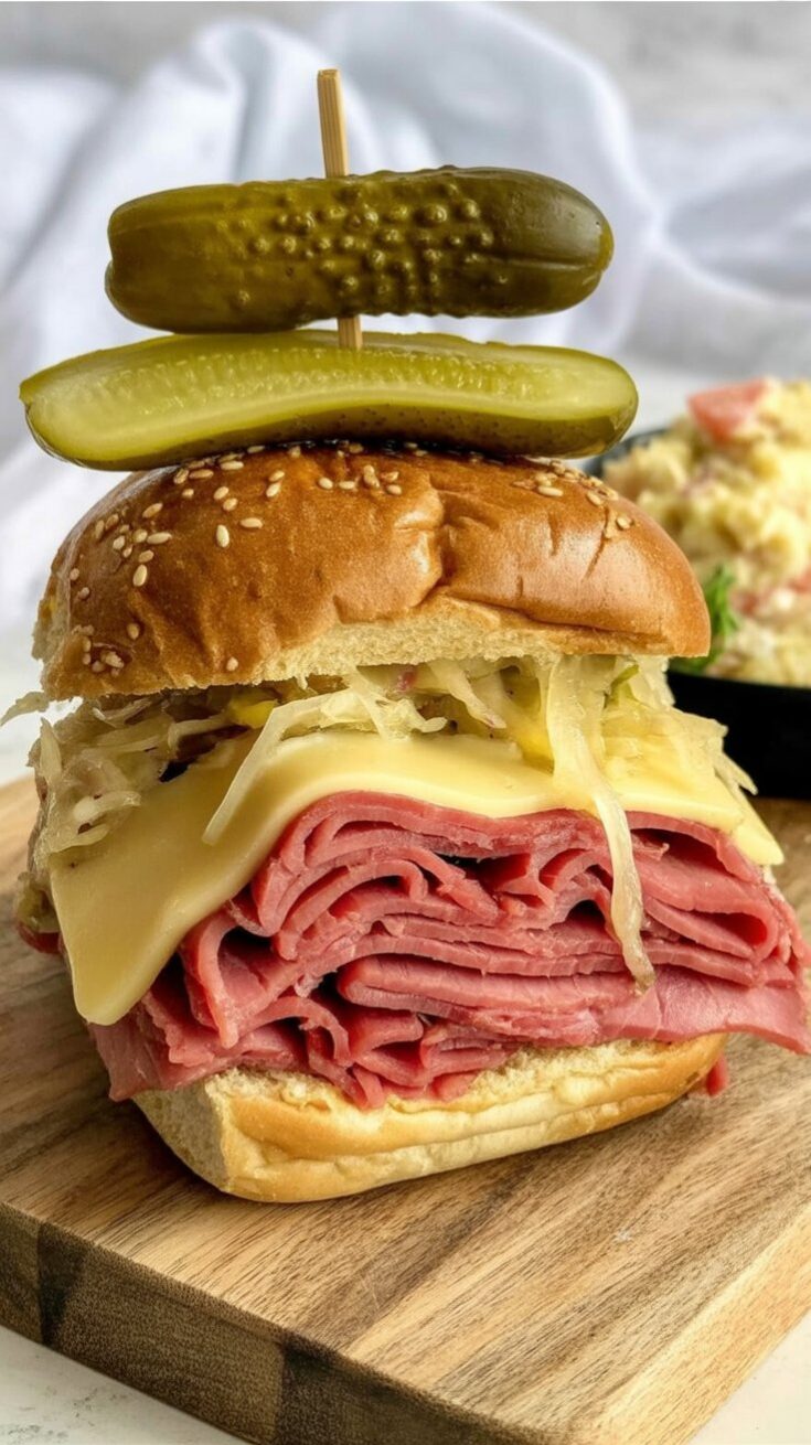 easy Hot Pastrami Sandwich