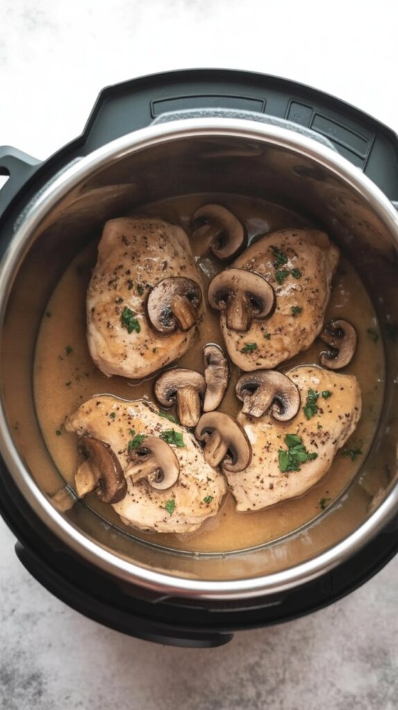 easy Instant Pot Chicken Marsala easy Instant Pot Chicken Marsala