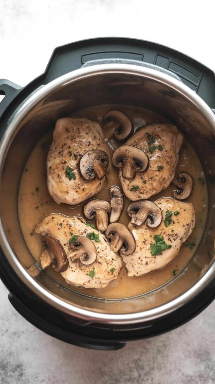 easy Instant Pot Chicken Marsala