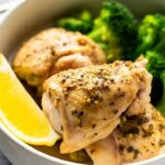 easy Instant Pot Chicken Thighs with Garlic and Lemon