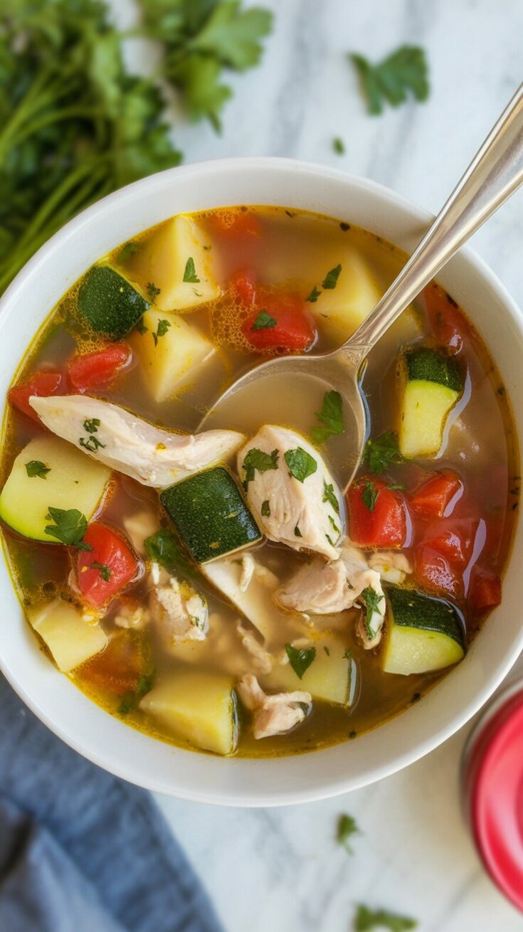 easy Italian-Style Chicken Soup