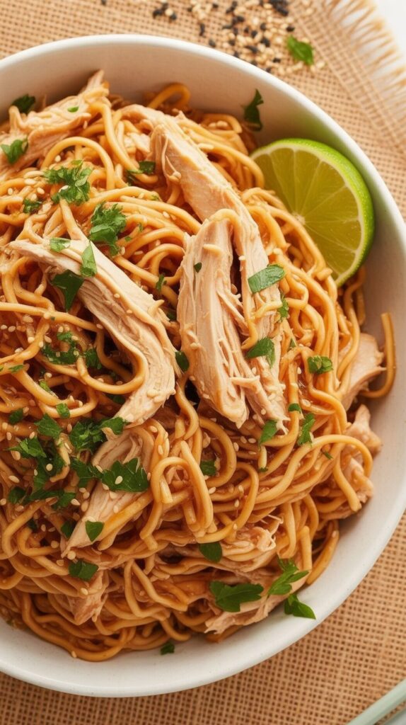 easy Keto Butter Chicken with Noodles