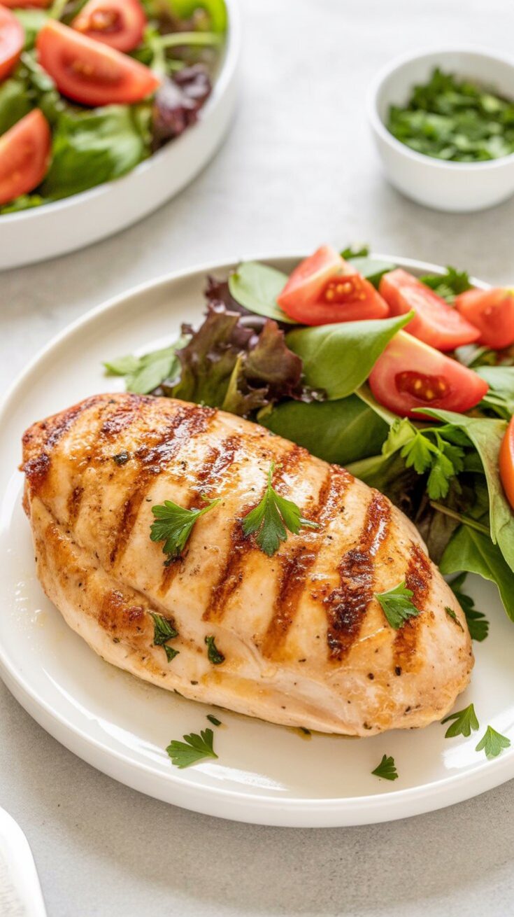 easy Low Carb Mayo Parmesan Chicken