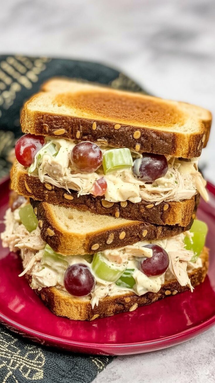 easy Rotisserie Chicken Salad Sandwiches