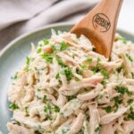 easy Shredded Chicken Salad (Costco Style)