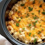 easy Slow Cooker Chicken and Rice Casserole