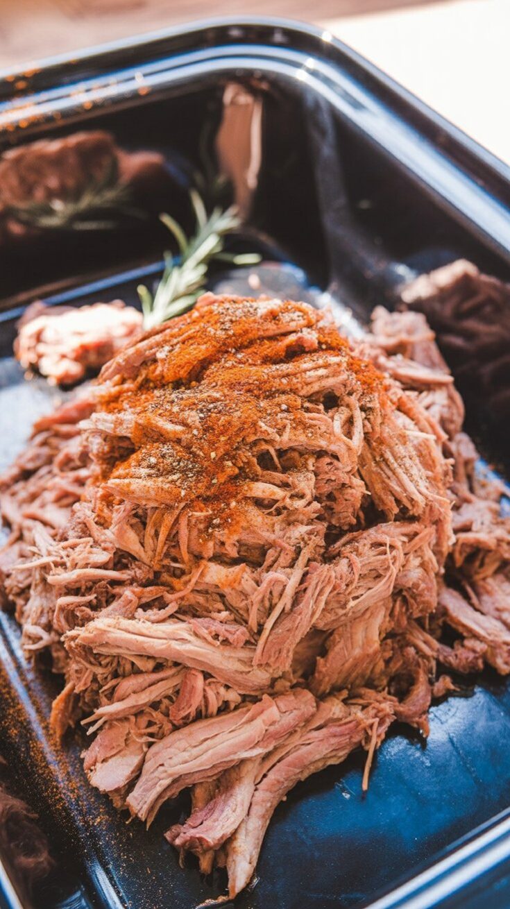 easy Smoky Pulled Barbecue Chicken