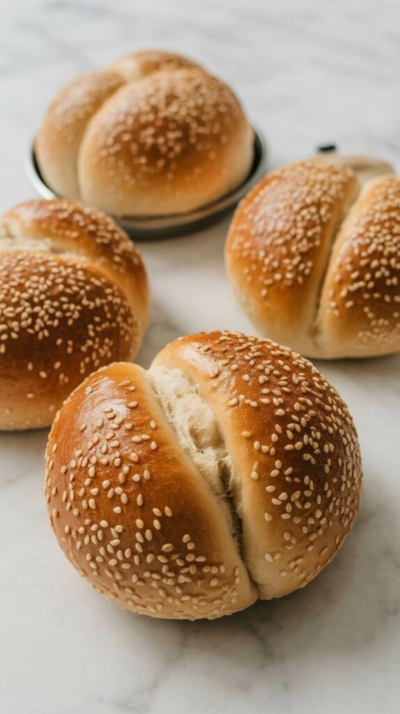 Sourdough Hamburger Buns recipe